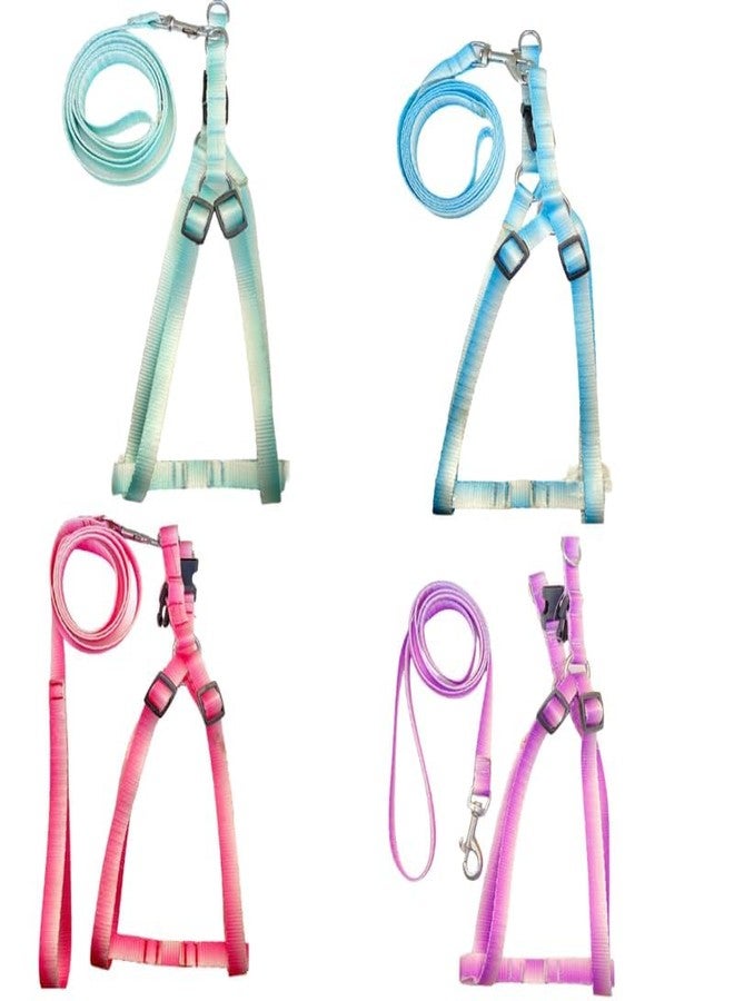 KittuPet Design Freedom No Pull Dog Harness | Comfortable Control for Easy Walking | Adjustable Dog Harness | Small, Medium & Large Dogs | Gradients Color Green-White (15MM) - Image 3